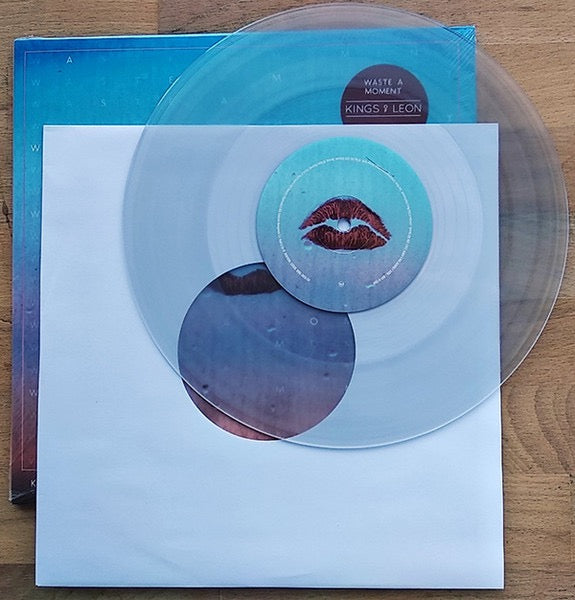Image of Label Cover of 10" - VG/VG+ - KINGS OF LEON, Waste A Moment (RCA; 88985-36928-1, UK & US 2016, Picture Sleeve, Record Store Day 2016, Clear Vinyl), Sleeve in opened stickered shrinkwrap, Small crease to corner ,  - 4016118C