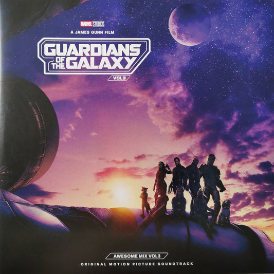 Image of Front Cover of 2xLP - EX/EX - VARIOUS, Guardians Of The Galaxy Vol3 (Awesome Mix Vol3) (Hollywood Records; 00050087520748, Europe 2023, Gatefold, 2 Inners, Limited Purple, Blue Vinyl), ,  - 4046100S
