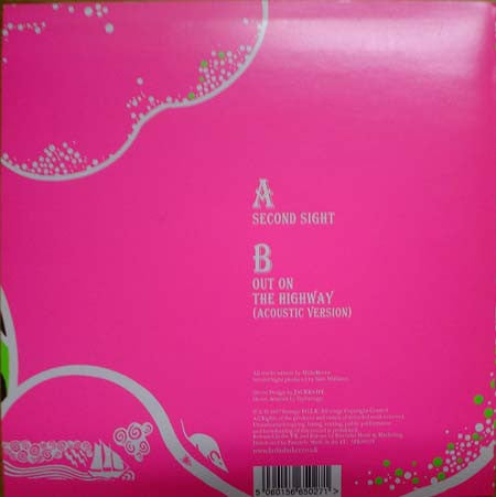 Image of Back Cover of 7" - VG/VG+ - KULA SHAKER, Second Sight (Strange F.O.L.K. Records; SFKS002V, UK 2007, Picture Sleeve, Not Signed), No Made In England sticker.,  - 4016138C