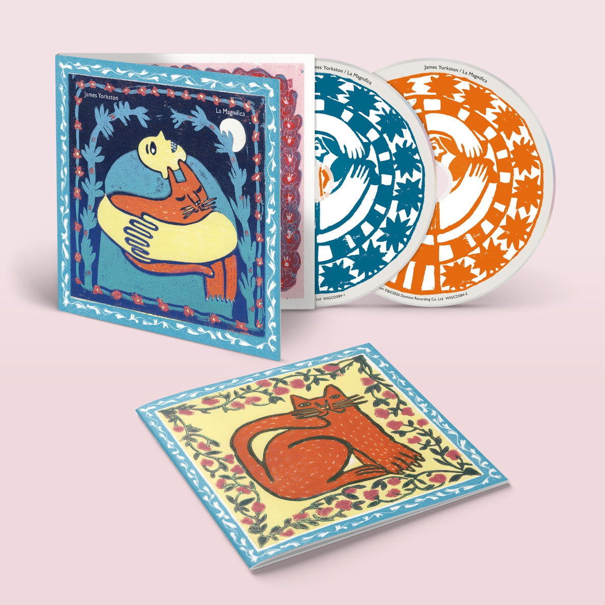 Image of Front Cover of 2xCD - NEW/NEW - JAMES YORKSTON, La Magnifica (Domino; WIGCD584, UK 2026), , In celebration of James Yorkston's 25 years on Domino, La Magnifica is a career-spanning collection drawing from his 15 albums on the label and including two new tracks, ‘Hard Times of Old Edinburgh’ and ‘The Time Was Short, But I Was Happy’. - 9417051C