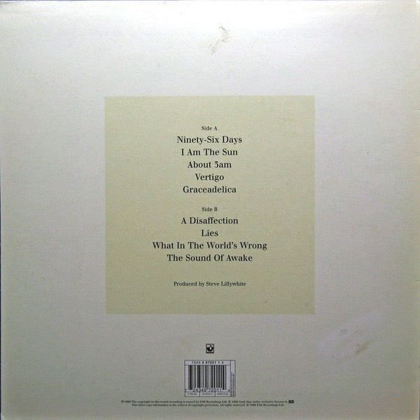 Image of Back Cover of LP - VG+/VG - DARK STAR, Twenty Twenty Sound (Harvest; 7243 4 97201 1, Europe 1999, Inner, Members Of Levitation), Strong VG, Light mottled marks only, Clean, robust sleeve, Promo sticker on rear ,  - 4016129C