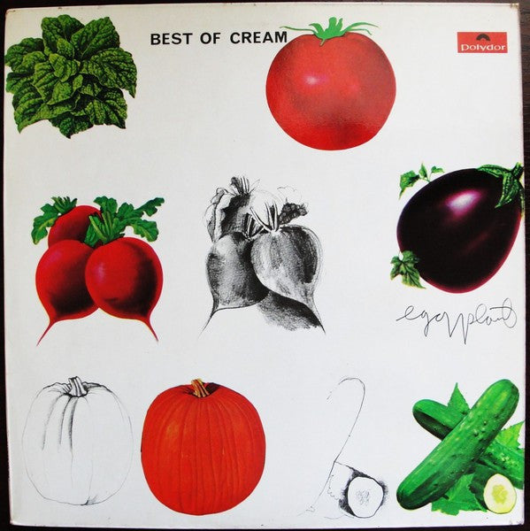 Image of Front Cover of LP - VG/VG+ - CREAM, Best Of Cream (Polydor Red Labels With Publishers Printed Above One Another; 583 060, UK 1969, Laminated Sleeve), ,  - 4016257C
