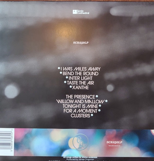 Image of Back Cover of LP - EX/VG+ - EMMA ANDERSON, Pearlies (Sonic Cathedral; SCR250LP, UK 2023, Inner, With OBI. Pearl White Vinyl. Lush), Still In Opened Shrinkwrap,  - 4016245C