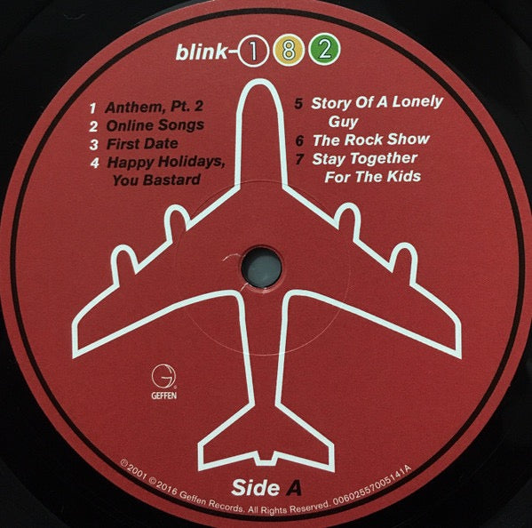 Image of Label Cover of LP - NEW/NEW - BLINK-182, Take Off Your Pants And Jacket (Geffen Records; 00602557005141, Europe 2016 Reissue, Gatefold, 180 Gram Vinyl), ,  - 4016301C