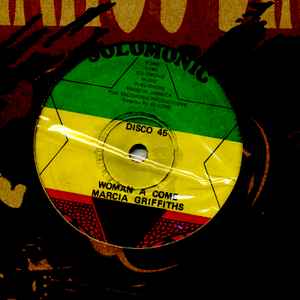 Image of Front Cover of 12" - VG/VG - MARCIA GRIFFITHS, Woman A Come (Solomonic; none, Jamaica 1980s, Company Sleeve), WOL. Some light marks on either side, plays great,  - 4046135S
