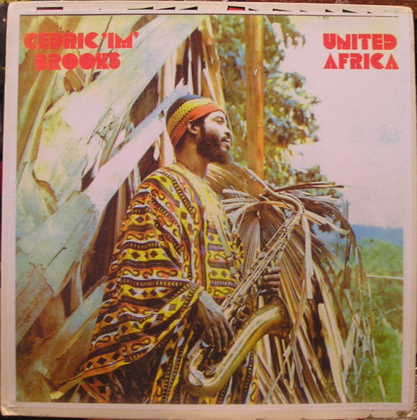 Image of Front Cover of LP - VG+/VG+ - CEDRIC "IM" BROOKS, United Africa (Water Lily; , Jamaica 1970s), Clean shiny disc, light press imperfections, light crackle from press in places. Clean labels. Lovely sleeve.,  - 4026162E