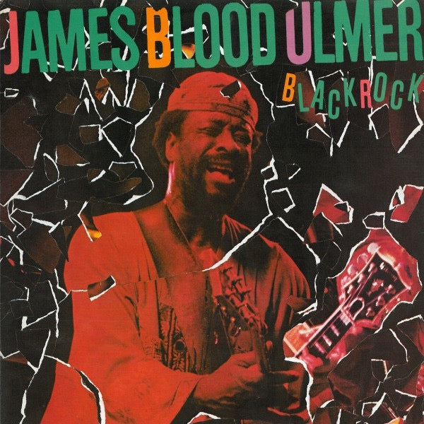 Image of Front Cover of LP - VG/VG+ - JAMES BLOOD ULMER, Black Rock (CBS; CBS 25064, Europe 1982), Light edge wear to sleeve.,  - 4016369C