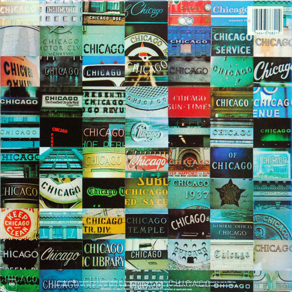 Image of Back Cover of LP - VG/VG - CHICAGO, Greatest Hits, Volume II (Columbia; FC 37682, US 1981, Terre Haute Pressing), ,  - 4016267C
