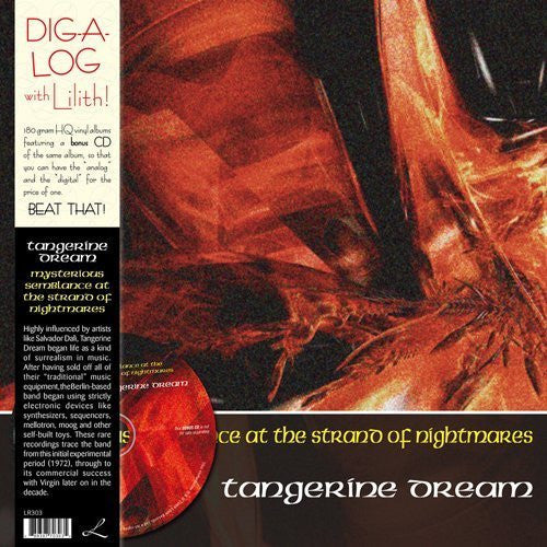 Image of Front Cover of LP - EX/VG+ - TANGERINE DREAM, Mysterious Semblance At The Strand Of Nightmares (Lilith ; LR303, Europe 2009, No CD, With Obi), Still In Opened Shrinkwrap, NO CD,  - 4026206E