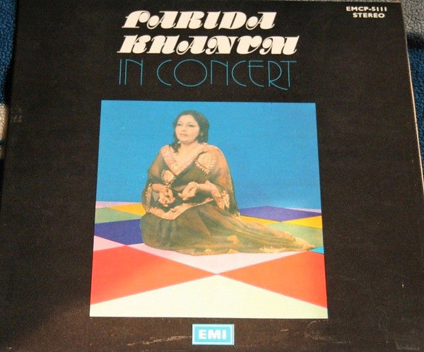 Image of Front Cover of LP - VG+/VG - FARIDA KHANUM, Farida Khanum In Concert (EMI; EMCP-5111, Pakistan 1978, Laminated Sleeve), Large Surface Marks On Side A Which Do Not Sound,  - 4026202E