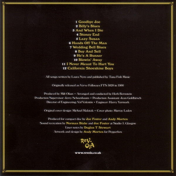 Image of Back Cover of CD - VG/VG+ - LAURA NYRO, More Than A New Discovery (Rev-Ola; CR REV 233, UK 2008), ,  - 4056235S