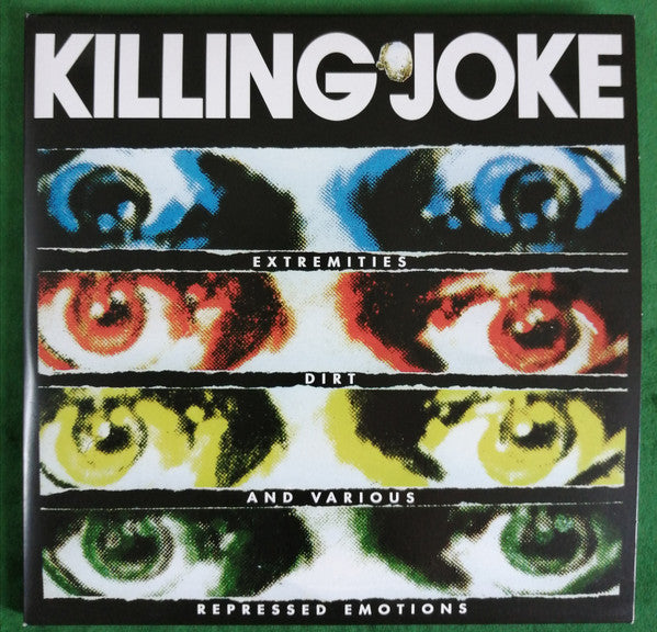 Image of Front Cover of 2xLP - VG+/VG+ - KILLING JOKE, Extremities, Dirt And Various Repressed Emotions (Let Them Eat Vinyl; LETV006LP, UK 2007 Reissue, Gatefold, Limited Edition, Album, Green, Transparent), ,  - 4046192S