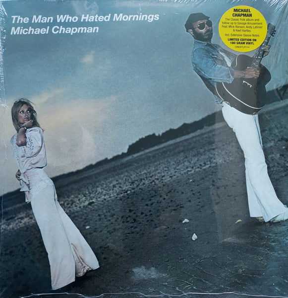 Image of Front Cover of LP - VG+/VG+ - MICHAEL CHAPMAN, The Man Who Hated Mornings (Mooncrest Records; CRESTLP114, UK 2022 Reissue, Inner, 180 Gram Vinyl), ,  - 4046067S