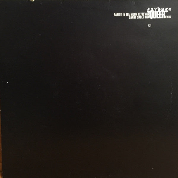Image of Front Cover of 12" - VG/VG - GARBAGE, Queer (Remixes) (Mushroom; TRASH 12, UK 1997, Picture Sleeve, "Heftybag Mix"), , A. Queer (Rabbit In The Moon Hefty Mix). 9:11B. Queer (Danny Saber Mix). 5:39 - 4016348C