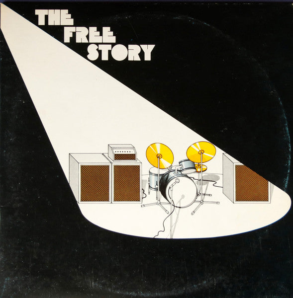 Image of Front Cover of 2xLP - VG/VG - FREE, The Free Story (Island Records; ISLD 4, UK 1974 Reissue, Gatefold With Booklet Attached, Stickered Sleeve With Corrected Cat No., No Inners, AREACEM Logo In Runouts, Numbered Limited Edition), No. 43433, Strong VG, Light wispy marks, Good gloss, Light sleeve wear.,  - 4016385C