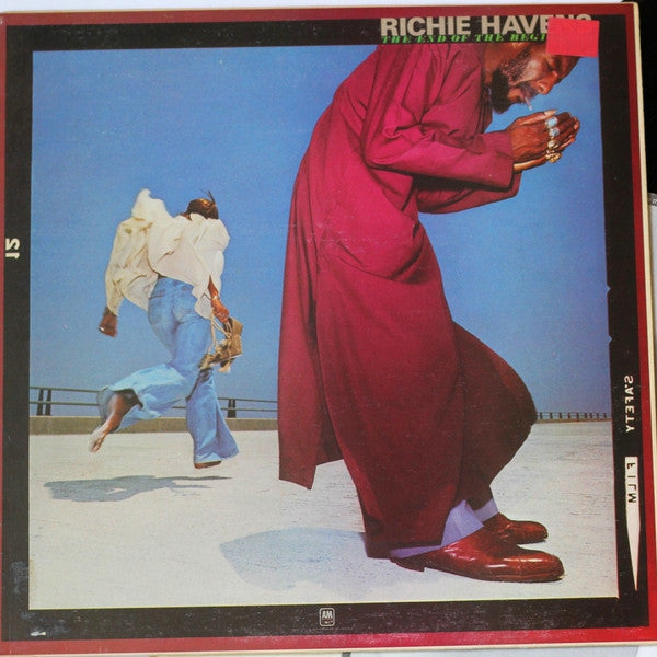 Image of Front Cover of LP - VG/VG+ - RICHIE HAVENS, The End Of The Beginning (A&M Records; AMLH 64598, UK 1976, Insert), Clean & glossy disc, Very light sleeve wear,  - 4016387C