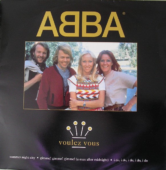 Image of Front Cover of 12" - G+/G - ABBA, Voulez Vous (Polydor; PZ 239, UK 1992, Picture Sleeve), Lots of hairlines and some larger surface marks, Click on B1 for a few revolutions, Sleeve has ring wear and splitting at spine. ,  - 4016390C