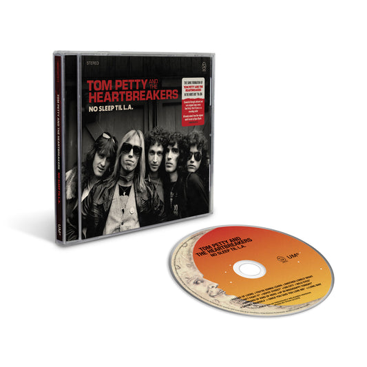 Image of Front Cover of CD - NEW/NEW - TOM PETTY AND THE HEARTBREAKERS, No Sleep Til L.A. (UMR; 5769761, UK 2026, Jewel Case), , No Sleep Til L.A. collects 12 unheard and rare recordings from Tom Petty and the Heartbreakers' formative years, including seven previously unreleased tracks and five rarities. All tracks are newly mixed from the original multitracks by Ryan Ulyate. - 9417262C