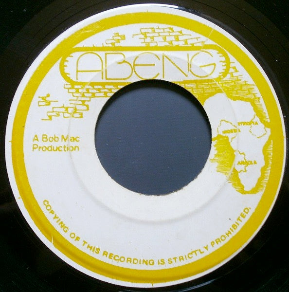 Image of Front Cover of 7" - /VG+ - RANKING DEVON, Rasta Chant (Abeng; , Jamaica 1976), Shiny clean. Handwritten title.,  - 4016419C