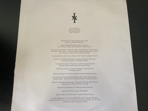 Image of Back Cover of LP - VG+/VG+ - ICEAGE, Shake The Feeling - Outtakes And Rarities 2015-2021 (Mexican Summer; MEX331, US 2022, Inner, Red Bordeaux Vinyl), ,  - 4016353C