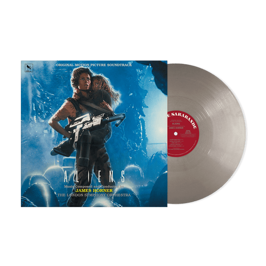 Image of Front Cover of LP - NEW/NEW - JAMES HORNER, Aliens (Original Motion Picture Soundtrack) (Concord; 7278131, UK 2026 Reissue, Limited Edition 40th Anniversary Edition  Opaque Silver Vinyl ), , Celebrating its 40th anniversary, James Horner's score to James Cameron's Aliens returns to vinyl. Composed and conducted by Horner, the score features the London Symphony Orchestra and was recorded at Abbey Road Studios. - 9417271C