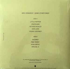 Image of Back Cover of LP - VG/VG+ - MAC DEMARCO, Some Other Ones (Captured Tracks; CTSP-032, US 2023, Yellow Vinyl, Ltd to 5500), indents on front cover,  - 4046205S