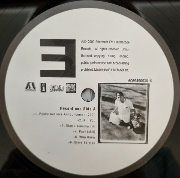 Image of Label Cover of 2xLP - VG+/EX - EMINEM, The Marshall Mathers LP (Interscope Records; 069490629-1, Europe 2025 Reissue, Insert, MPO Pressing), ,  - 4016354C