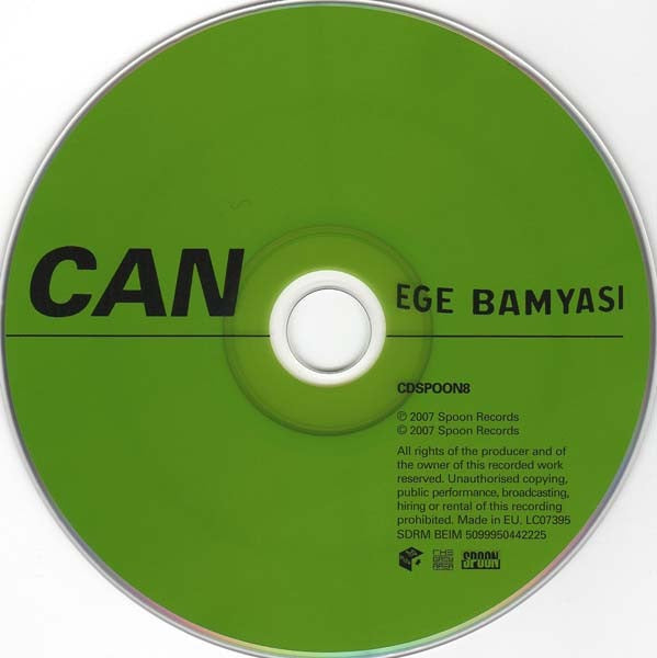 Image of Label Cover of CD - VG+/VG+ - CAN, Ege Bamyasi (Spoon Records; CDSPOON8, Europe 2007 Reissue, Jewel Case), ,  - 4016270C