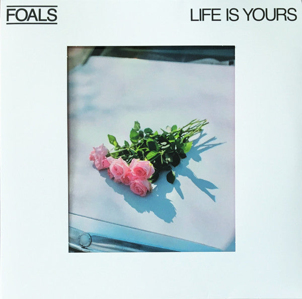 Image of Front Cover of 2xLP - VG+/VG+ - FOALS, Life Is Yours (Warner Records; 0190296403835, UK & US 2022, Die Cut Gatefold Sleeve, 2 Inners & Booklet, Clear w/ Dark Green Marble, Etched), Sleeve discolouration. ,  - 4046188S