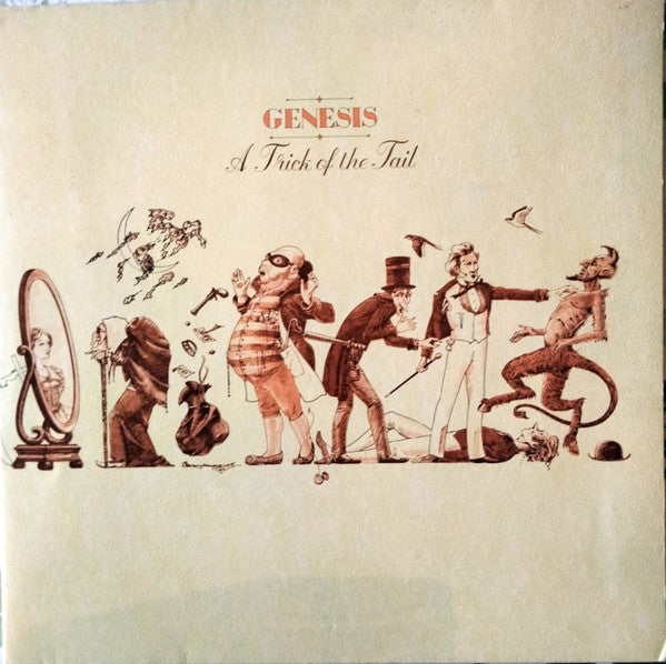 Image of Front Cover of LP - VG/G+ - GENESIS, A Trick Of The Tail (Charisma Hatter Labels; CDS 4001, UK 1976, Textured Gatefold Sleeve, Inner, Repress), Light marks only,  - 4016393C