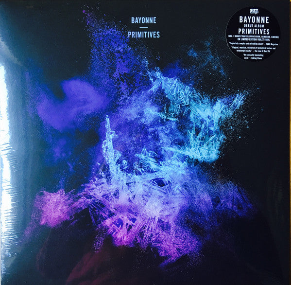 Image of Front Cover of LP - EX/EX - BAYONNE, Primitives (City Slang; SLANG50113LP, Europe 2016, Violet Vinyl), Seal opened instore, still in hype stickered shrinkwrap.,  - 4046189S