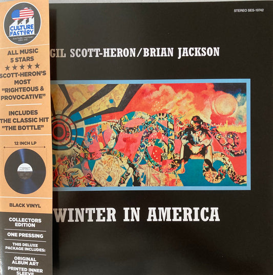 Image of Front Cover of LP - NEW/NEW - GIL SCOTT-HERON, BRIAN JACKSON, Winter In America (Culture Factory; 783 889, USA & Europe 2025 Reissue, Gatefold, Obi Strip, Limited Edition), ,  - 4016604C