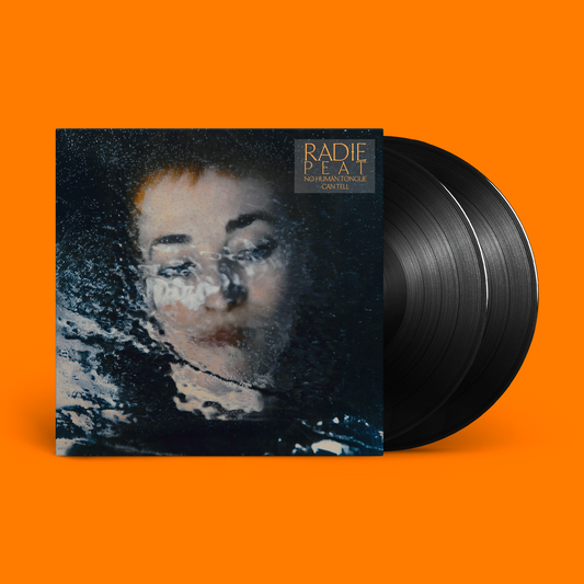 Image of Front Cover of 2xLP - NEW/NEW - RADIE PEAT, No Human Tongue Can Tell (Rough Trade Records; RT0629LP, UK 2026, Black Vinyl), , Debut solo album from Lankum and ØXN vocalist Radie Peat, presenting a collection of traditional folk songs centred on love, autonomy and women's experiences across generations. Peat reworks the material with her distinctive contralto voice, connecting centuries-old songs with a contemporary perspective. - 9417316C