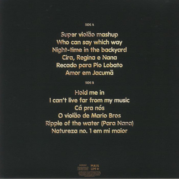 Image of Back Cover of LP - VG+/VG+ - LUCAS SANTTANA, Sem Nostalgia (Mais Um Discos; MAIS02, Europe 2021, Inner), Shrink-wrap,  - 4016439C
