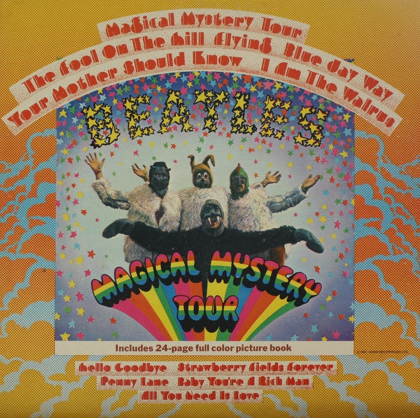 Image of Front Cover of LP - G+/G - THE BEATLES, Magical Mystery Tour (Apple Records; SMAL-2835, US 1971, Gatefold, Booklet), ,  - 4026338E