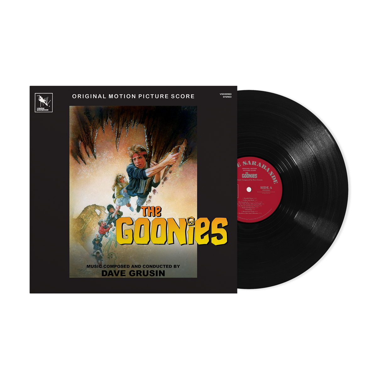 Image of Front Cover of LP - NEW/NEW - DAVE GRUSIN, The Goonies (Original Motion Picture Score) (Concord; 7278494, UK 2026, Limited Edition Pressing), , Dave Grusin’s original motion picture score to the 1985 film The Goonies. This limited 1LP pressing brings together the film’s signature cues, including ‘Fratelli Chase’, ‘The Goondocks’, ‘Playing The Bones’, ‘Mikey’s Vision’ and ‘One Eyed Willie’. - 9417347C