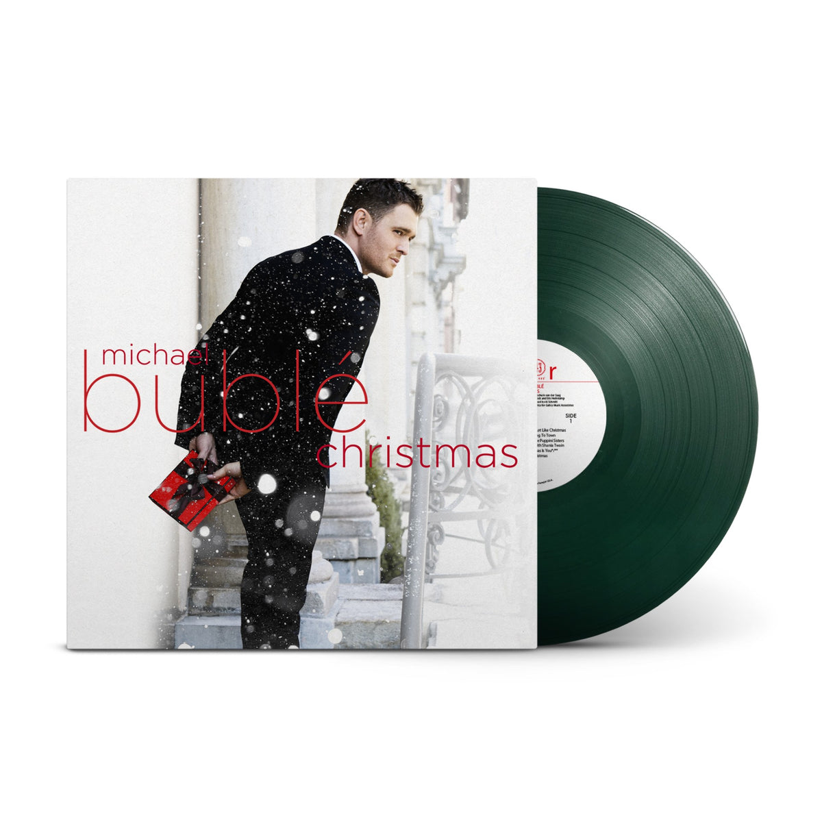Image of Front Cover of 1LP - NEW/NEW - MICHAEL BUBLÉ, Christmas (Warner Records; 0093624934998, UK 2026 Reissue, Dark Green Vinyl), , Michael Bublé’s chart-topping festive album on dark green vinyl. Includes ‘It’s Beginning to Look a Lot Like Christmas’, ‘Holly Jolly Christmas’, ‘All I Want For Christmas Is You’ and ‘White Christmas’, featuring Shania Twain. - 9417353C