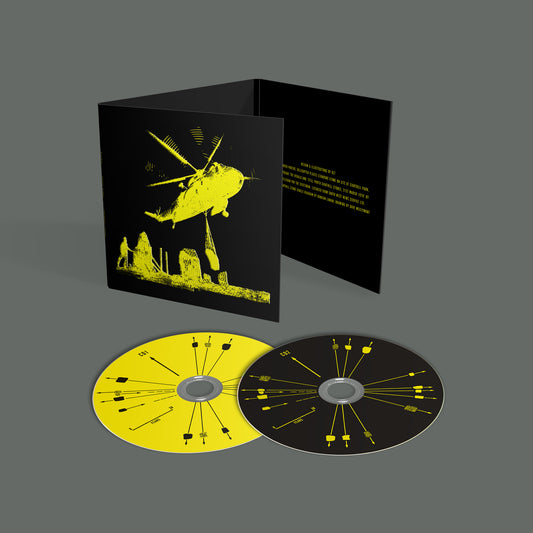 Image of Front Cover of 2xCD - NEW/NEW - MOGWAI, Happy Tears (Rock Action Records; ROCKACT175CDX, UK 2027), , Mogwai release this new 30-year, career-spanningcompilation. As with their debut single ‘Tuner’ in 1996,Happy Tears is being released via the band’s self-ownedand run record label Rock Action Records, alsocelebrating its 30 year anniversary. The album featuresthe physical release of the incredible dream-come-truepairing of Mogwai and Iggy Pop with the single“Underground”. Happy Tears also fea