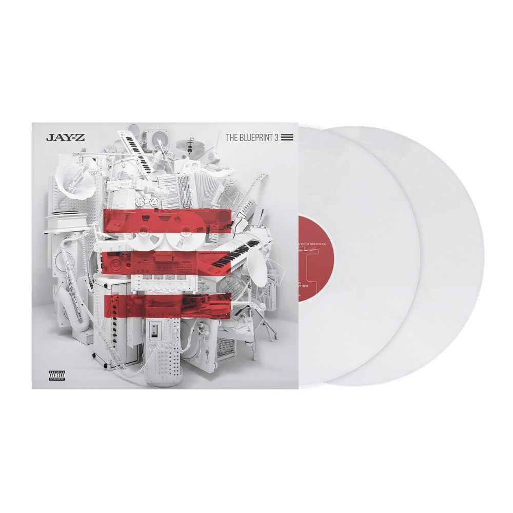 Image of Front Cover of 2xLP - NEW/NEW - JAY-Z, The Blueprint 3 (S. Carter Enterprises LLC / ROC NATION DISTRIBUTION; JAYZ30BP3LP, UK 2026 Reissue, White Vinyl), , The Bluepring 3, the final chapter of the legendary Blueprint trilogy, the King of New York's eleventh studio album featuring Rhianna, Kanye West, Alicia Keys, Drake, J.Cole and many more... - 9417384C