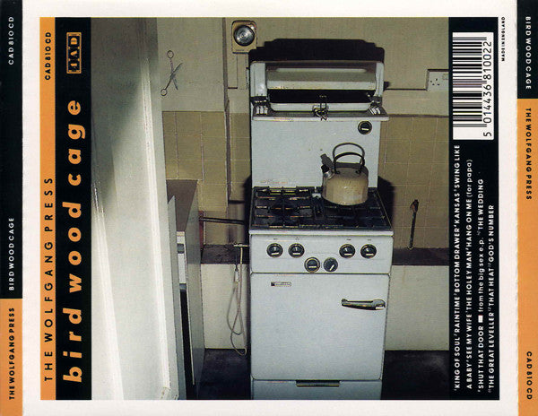 Image of Back Cover of CD - VG+/VG+ - THE WOLFGANG PRESS, Bird Wood Cage (4AD; CAD 810 CD, UK 1988), ,  - 4056198S