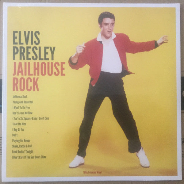 Image of Front Cover of LP - VG+/VG+ - ELVIS PRESLEY, Jailhouse Rock (Not Now Music; NOTLP279, Europe 2019, 180 Gram Yellow Vinyl), ,  - 4016437C