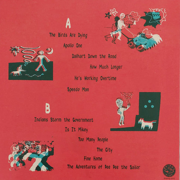 Image of Back Cover of LP - VG+/EX - PAUL LEARY, The History of Dogs, Revisited (Shimmy Disc; SHIMMY-2012, US 2022 Reissue, Inner, Butthole Surfers, Clear Vinyl), Seam split to inner. Still in hype stickered shrinkwrap.,  - 4026359E