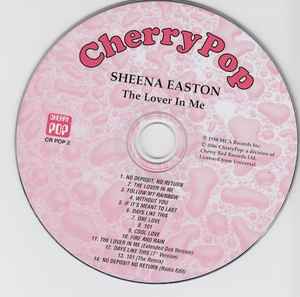 Image of Label Cover of CD - VG+/VG+ - SHEENA EASTON, The Lover In Me (Cherry Pop; CR POP 2, Europe 2006 Reissue, Jewel Case), ,  - 4016500C