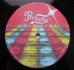 Image of Front Cover of LP12" - /VG+ - GAYLE ADAMS, Love Fever (Prelude Records; PRL D 618, US 1981, Company Sleeve), original company sleeve - opened shrink,  - 4046251S