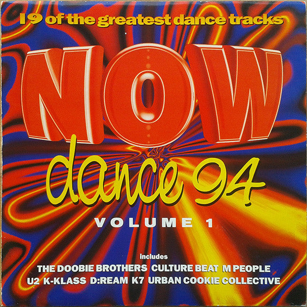 Image of Front Cover of LP - VG/VG+ - VARIOUS, Now Dance 94 Volume 1 (Virgin; NOD 11, UK 1994), Promo sticker over barcode.,  - 4016479C