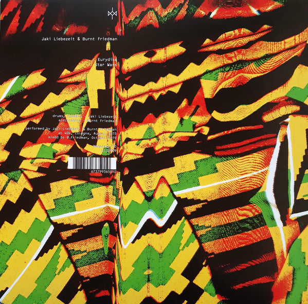 Image of Front Cover of 12" - VG+/VG+ - JAKI LIEBEZEIT & BURNT FRIEDMAN / BURNT FRIEDMAN & JO O PAIS, Eurydike (Nonplace; Nonplace 50, Germany 2020, Picture Sleeve), ,  - 4026371E