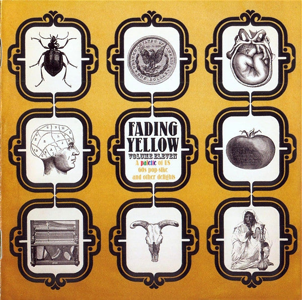 Image of Front Cover of CD - VG+/VG+ - VARIOUS, Fading Yellow Volume Eleven (A Palette Of US 60s Pop-sike And Other Delights) (Flower Machine Records; FMRCD1011, Sweden 2011), ,  - 4056303S