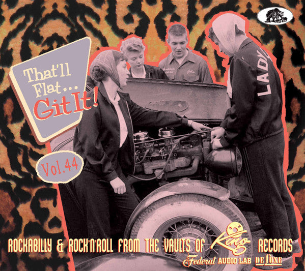 Image of Front Cover of CD - VG+/VG+ - VARIOUS, That'll Flat... Git It! Vol. 44: Rockabilly & Rock'N'Roll From The Vaults Of King, Federal, Audio Lab & DeLuxe Records (Bear Family Records; BCD17672, Germany 2023, Digipak With Glued In Booklet, 2 Inserts), Corner wear,  - 4056306S
