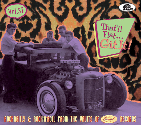 Image of Front Cover of CD - VG+/VG+ - VARIOUS, That'll Flat... Git It! Vol. 37: Rockabilly & Rock'N'Roll From The Vaults Of Capitol Records (Bear Family Records; BCD17606, Germany 2021, Digipak With Glued In Booklet), ,  - 4056308S