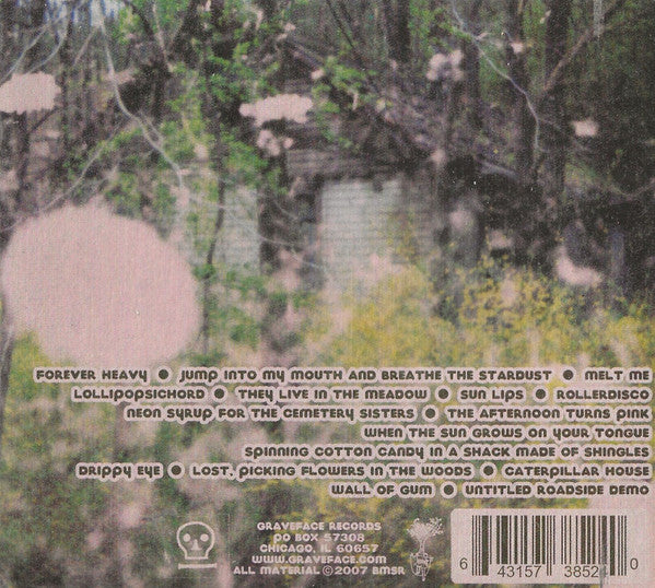 Image of Back Cover of CD - VG+/VG+ - BLACK MOTH SUPER RAINBOW, Dandelion Gum (Graveface Records; grave030, US 2007, Gatefold), ,  - 4036213E